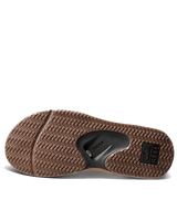 Fanning Flip Flops in Black & Tan