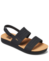 The Reef Womens Water Vista Sandal in Black & Tan