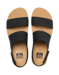 The Reef Womens Water Vista Sandal in Black & Tan