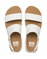 The Reef Womens Water Vista Sandal in White & Tan