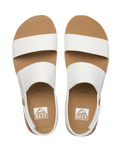 The Reef Womens Water Vista Sandal in White & Tan