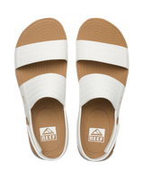 The Reef Womens Water Vista Sandal in White & Tan