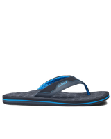 The Reef Mens The Ripper Flip Flops in Black & Blue