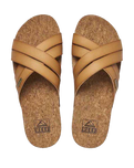 The Reef Womens Cushion Bloom Hi Sandals in Natural