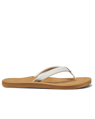 The Reef Womens Tides Flip Flops in White