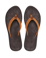 The Reef Womens Tides Flip Flops in Brown