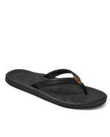 The Reef Womens Tides Flip Flops in Black