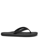 The Reef Womens Tides Flip Flops in Black