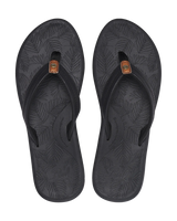 The Reef Womens Tides Flip Flops in Black