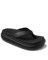 The Reef Womens Cushion Bondi Flip Flops in Black & Black