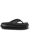 The Reef Womens Cushion Bondi Flip Flops in Black & Black