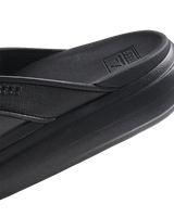 The Reef Womens Cushion Bondi Flip Flops in Black & Black