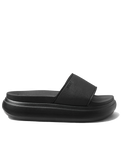 The Reef Womens Cushion Bondi Bay Sliders in Black & Black