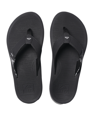 The Reef Womens Santa Ana Flip Flops in Black & White