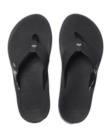 The Reef Womens Santa Ana Flip Flops in Black & White