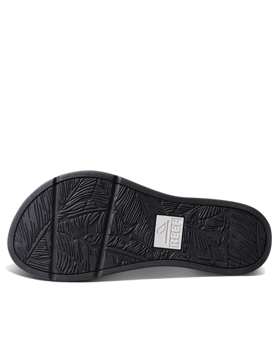 The Reef Womens Santa Ana Flip Flops in Black & White