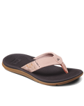 The Reef Womens Santa Ana Flip Flops in Peach Parfait