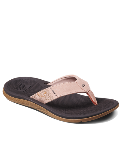 The Reef Womens Santa Ana Flip Flops in Peach Parfait