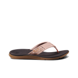 The Reef Womens Santa Ana Flip Flops in Peach Parfait