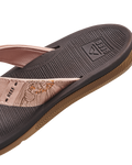 The Reef Womens Santa Ana Flip Flops in Peach Parfait