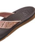 The Reef Womens Santa Ana Flip Flops in Peach Parfait