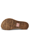 The Reef Womens Santa Ana Flip Flops in Peach Parfait