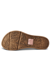 The Reef Womens Santa Ana Flip Flops in Peach Parfait