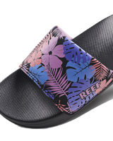 The Reef Girls Girls One Sliders in Purple Fronds