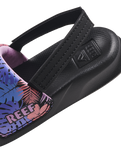 The Reef Girls Girls Little One Sliders in Purple Fronds