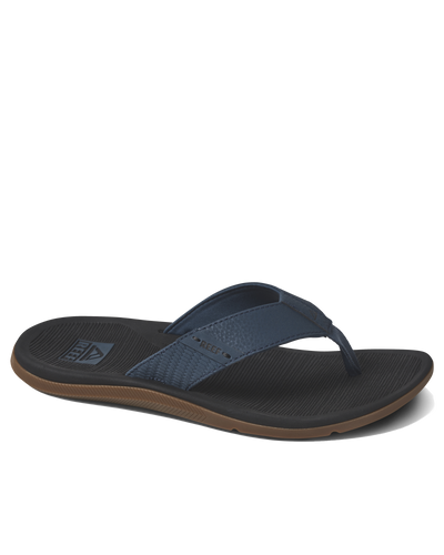 The Reef Mens Santa Ana Flip Flops in Orion Black