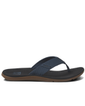 The Reef Mens Santa Ana Flip Flops in Orion Black