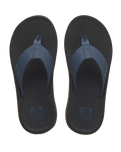 The Reef Mens Santa Ana Flip Flops in Orion Black