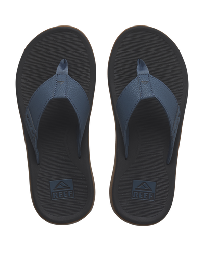 The Reef Mens Santa Ana Flip Flops in Orion Black