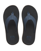 The Reef Mens Santa Ana Flip Flops in Orion Black