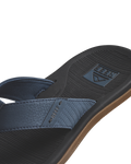 The Reef Mens Santa Ana Flip Flops in Orion Black