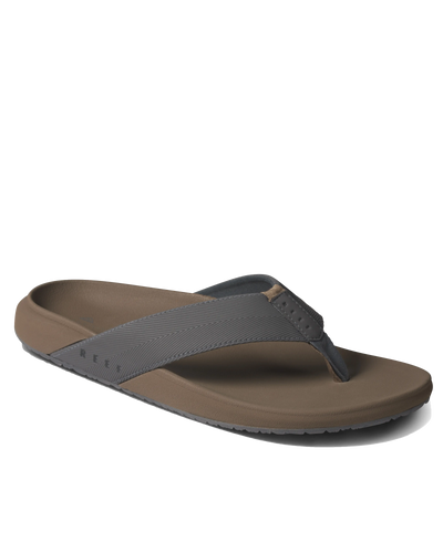 The Reef Mens The Raglan Flip Flops in Fossil & Grey