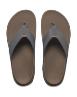 The Reef Mens The Raglan Flip Flops in Fossil & Grey