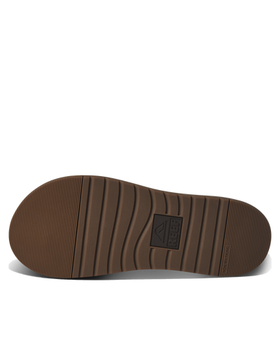 The Reef Mens Cushion Bonzer Flip Flops in Brown