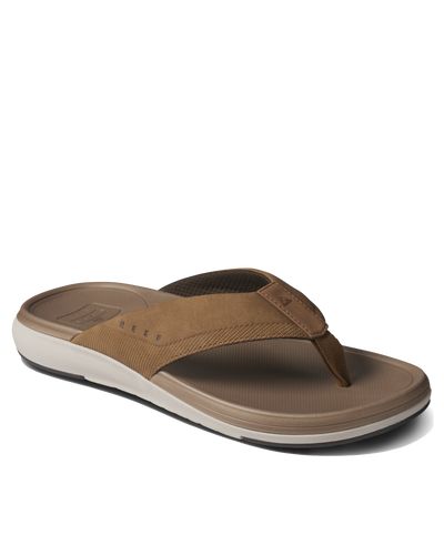 The Reef Mens Cushion Norte Flip Flops in Tan