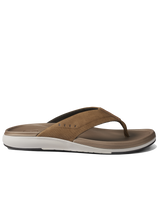 The Reef Mens Cushion Norte Flip Flops in Tan