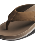 The Reef Mens Cushion Norte Flip Flops in Tan