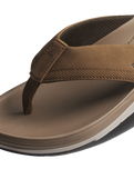 The Reef Mens Cushion Norte Flip Flops in Tan