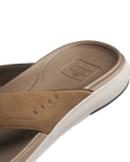 The Reef Mens Cushion Norte Flip Flops in Tan