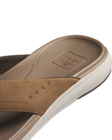 The Reef Mens Cushion Norte Flip Flops in Tan