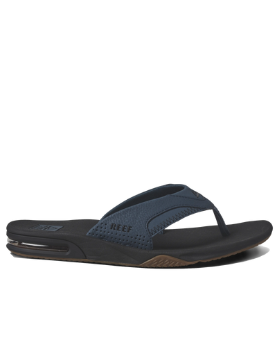 The Reef Mens Fanning Flip Flops in Orion & Black