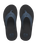 The Reef Mens Fanning Flip Flops in Orion & Black