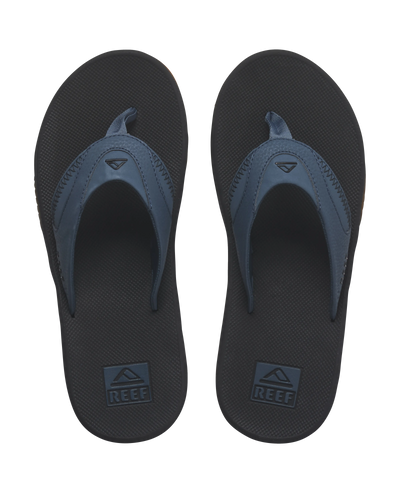 The Reef Mens Fanning Flip Flops in Orion & Black