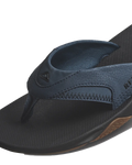 The Reef Mens Fanning Flip Flops in Orion & Black