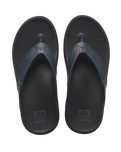 The Reef Mens Oasis Flip Flops in Orion & Black