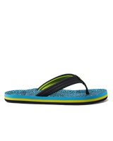 The Reef Boys Boys Ahi Flip Flops in Blue Coral